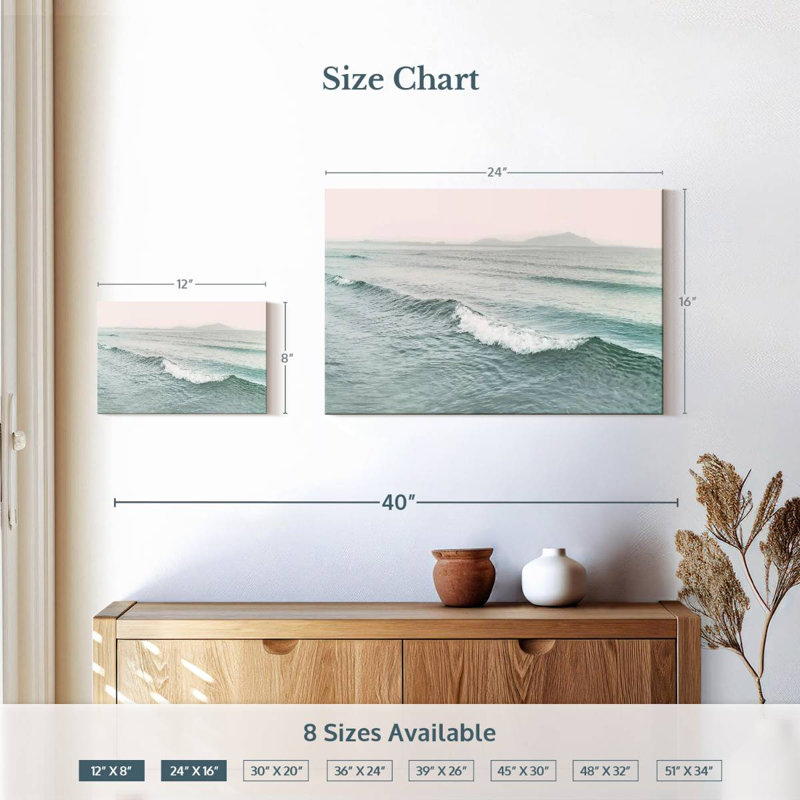 Gillard Sea Wave, H 16 po x l 24 po