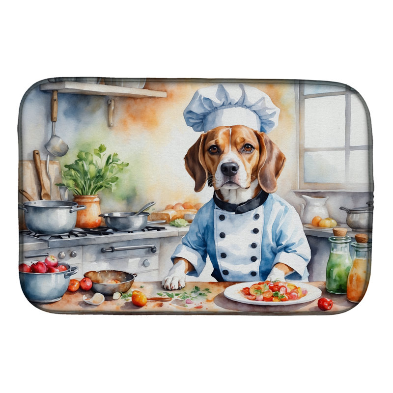 Tapis de séchage Beagle The Chef