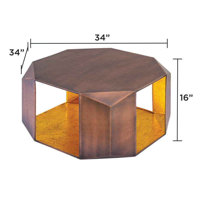 Table basse 529 - cuivre, Cuivre