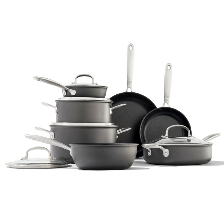 OXO Good Grips 12 Pieces Aluminum Cookware Set & Reviews