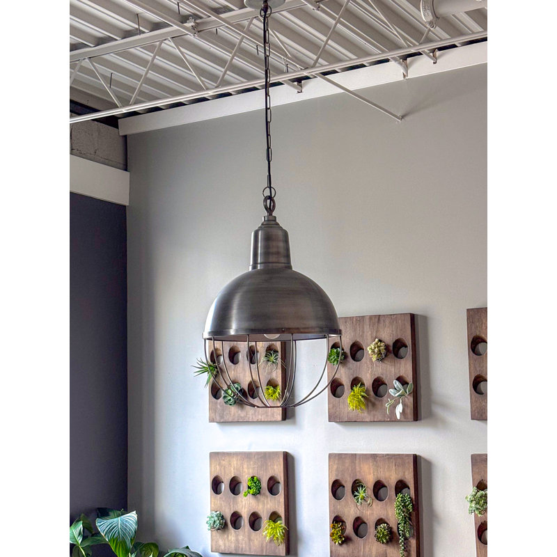 Luminaire suspendu simple en fer Casler
