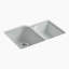 Executive Chef™ 33" L x 22" W Undermount Kitchen Sink with 4 Oversize Faucet Holes-1742879