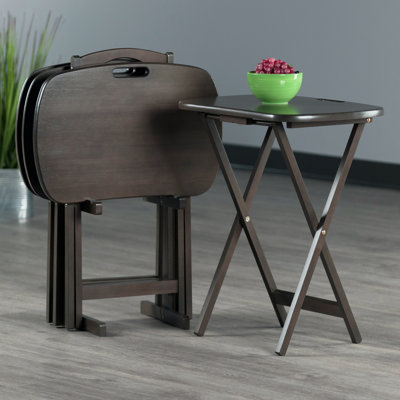 Ensemble de tables-plateaux Adrea (ensemble de 4)