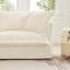 Salon Corduroy 4 - Siège profond, confortable, coussin rembourré, housse amovible, housse crème 4-301245689-301245694