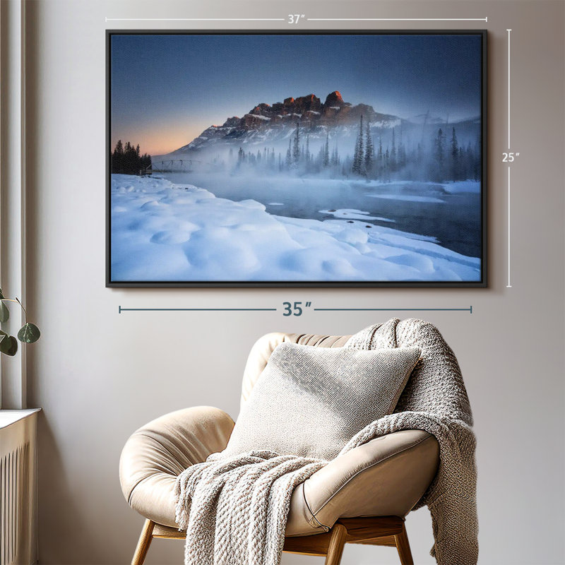 " Banff Snowfield " Print, 37" H x 25" W