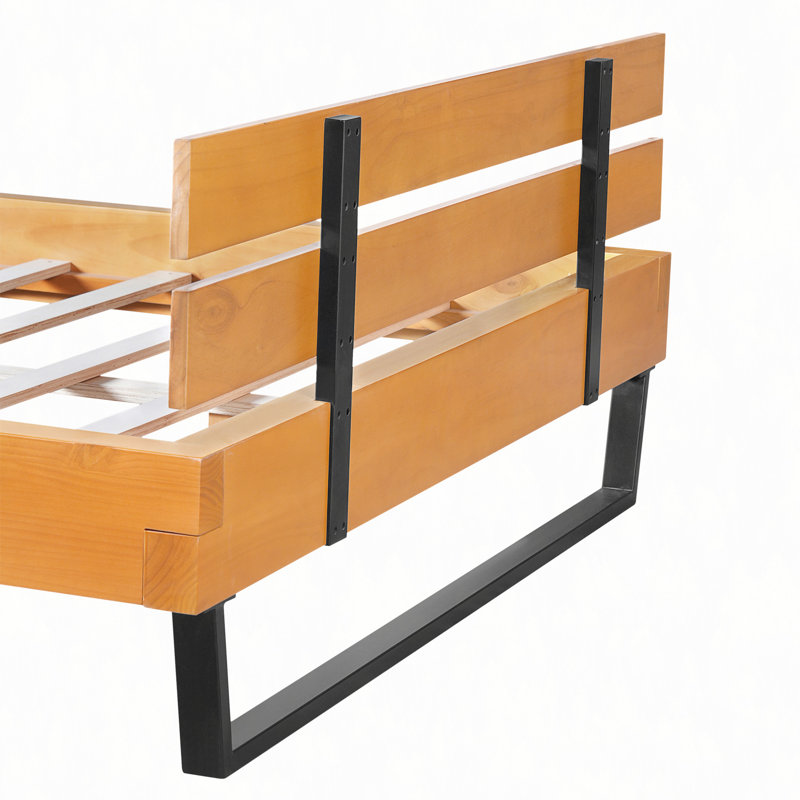Pine Wood Bed Frame