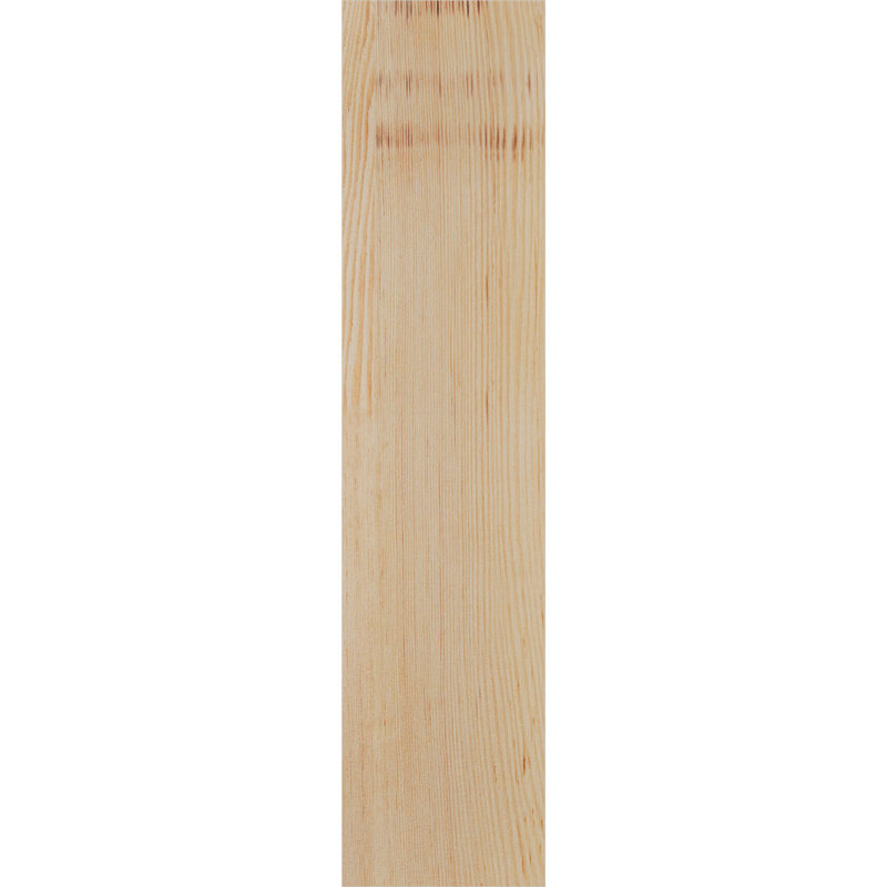 Corbeille Pescadero avec plaque arrière, H 24 po x l 5,5 po x P 12 po, Sapin de Douglas, Lisse
