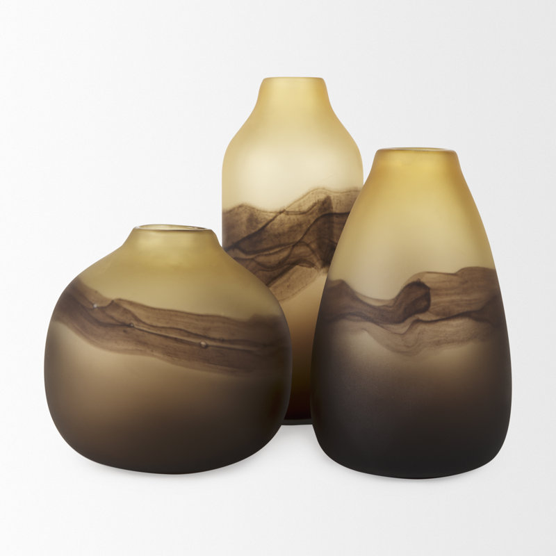 Vase de table Dashaun, H 11 po x l 7 po x P 7 po
