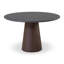 Burdon 47" Glass Top Pedestal Dining Table-375997791