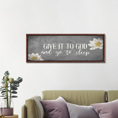 Give It II by Kimberly Allen - Panoramic Print on Canvas