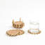 Round Coaster Set With Holder