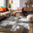 Demeko Abstract Machine Woven Polypropylene Performance Area Rug-66934720-66934722