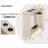 Aagot Modern Nightstand with Charging Station, End Table with USB Ports & Outlets, Bedside Table with Storage for Bedroom, Small Spaces & Apartments – Narrow Side Table for Living Room Convenience-702098058
