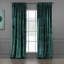 Blackout Thermal with Liner Extra Long & Extra Wide Shiny Velvet Decorative Curtain Panel-83540009-83540024