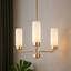 Lustre à 3 lumières avec abat-jour à intensité variable-1265684666