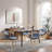 Wathen Fabric Upholstered Swivel Dining Arm Chair-1371653921