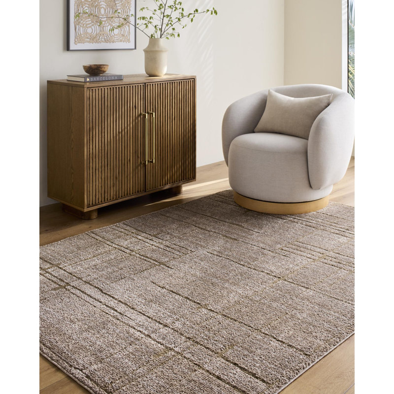 Tonyette Machine Woven Rug, Rectangle 7'10" x 10'2"