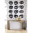 Waterfall Framed Console Table, Natural/Black, Iron