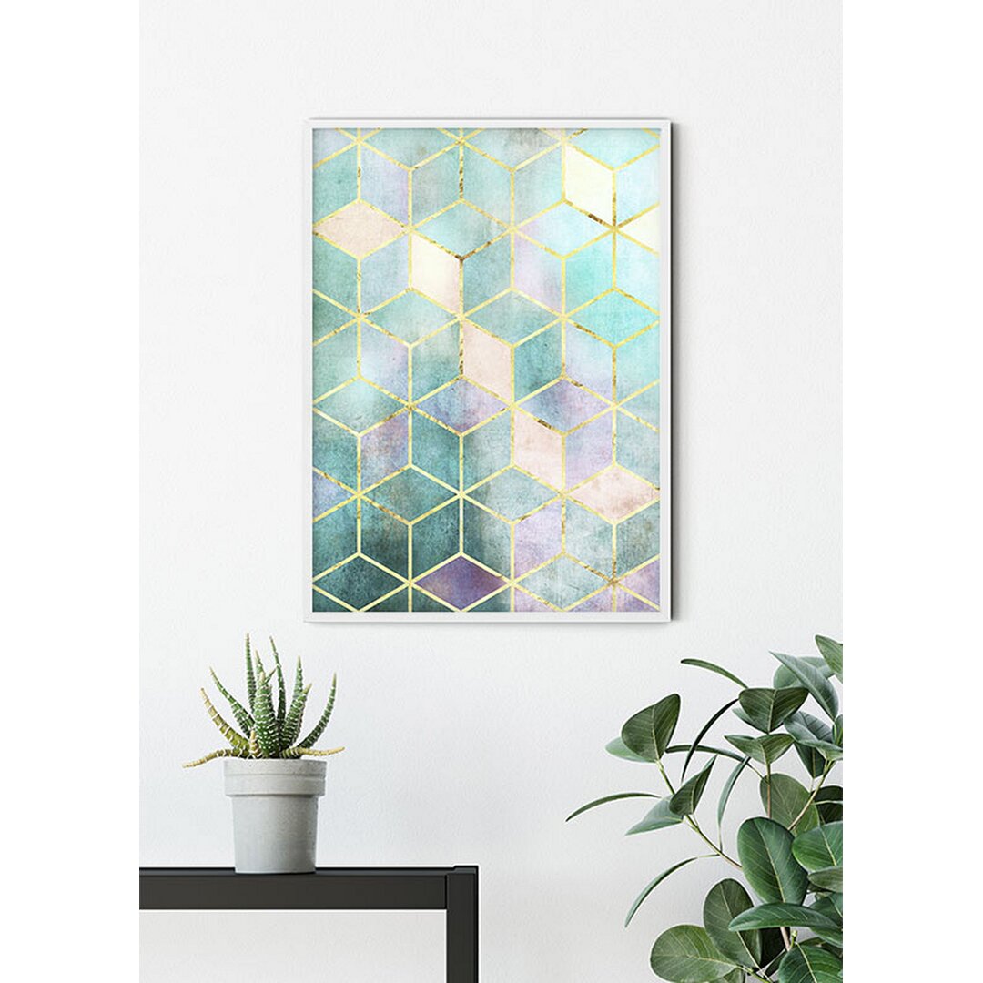 Poster Verde Mosaic