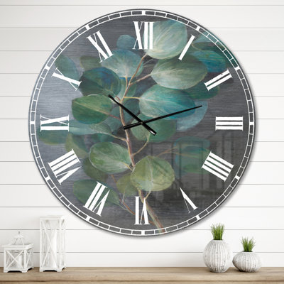 Swigart Fresh Leaves I - Horloge murale