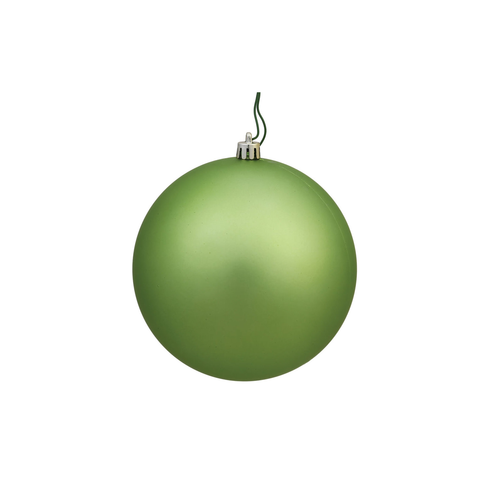 Christmas Ball Ornament, 4.75" H x 4.75" W x 4.75" D, Matte Celadon