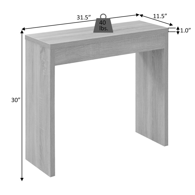 Gillings 31.5'' Console Table, Espresso