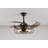 48-Inch Modern Black Ceiling Fan With Light And Remote Control (Bulb Not Included)