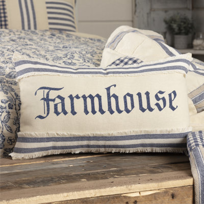 Housse de coussin Doylestown Farmhouse 20L x 12W