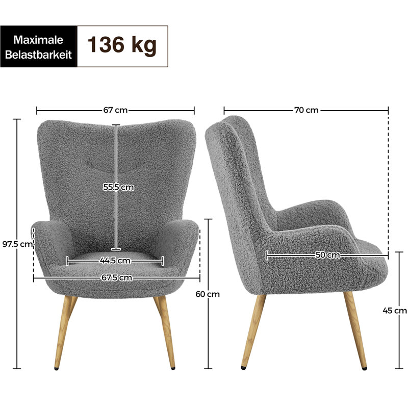 Cleone Upholstered Armchair
