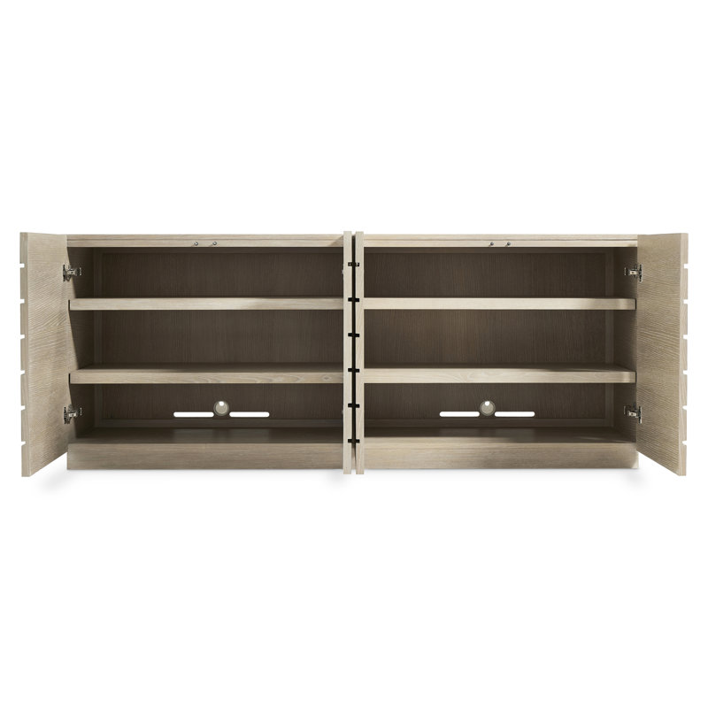 Bernhardt Asana Slatted Entertainment Credenza