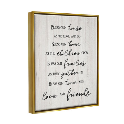 «Bless Our House Family», estampe numérique par CAD Designs