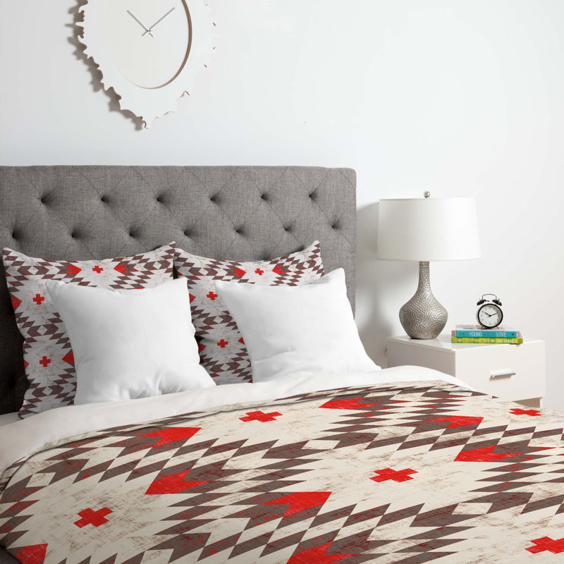 Holli Zollinger Coastal Polyester Geometric Shapes Duvet Cover, Twin/Twin XL Duvet Cover + 1 Standard Sham