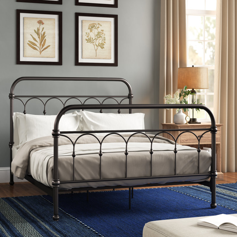 Copake Open-Frame Bed, Dark Bronze, Queen