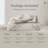 Solayne Boho Tufted Duvet Cover Set – Textured Geometric Pattern, Corner Ties & Zipper Closure-111548998-111549003