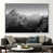 White Floater Framed