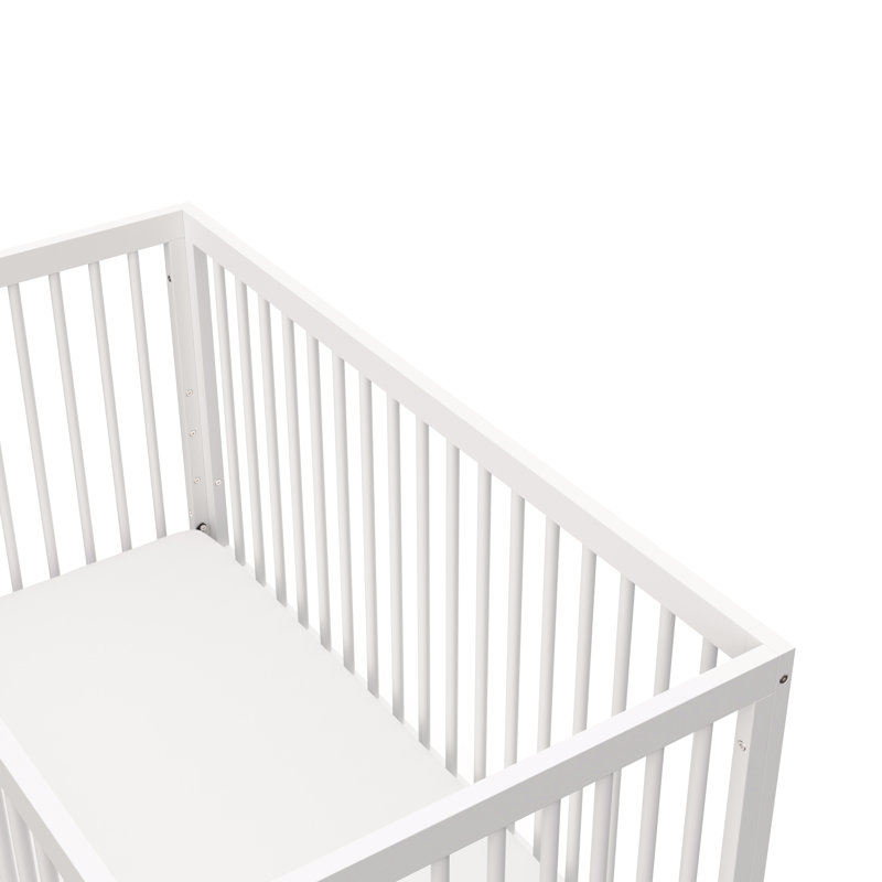 Santorini 5-In-1 Convertible Crib, White/Driftwood, Crib