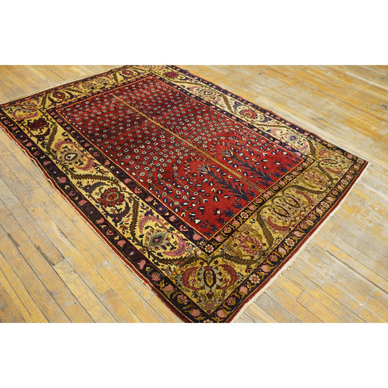 Hand Knotted Wool Geometric Area Rug