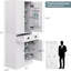 Garde-manger 72 "avec tablettes de porte