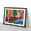 Abstract Art Painting Vol.126 by S.Johnson - Framed Print-55623368-55623369