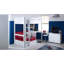 Solorzano European Single (90 x 200cm) High Sleeper Loft Bed Bed with Bookcase-28079712-28666388