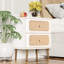 Table de chevet 2 tiroirs Okkra-615195601