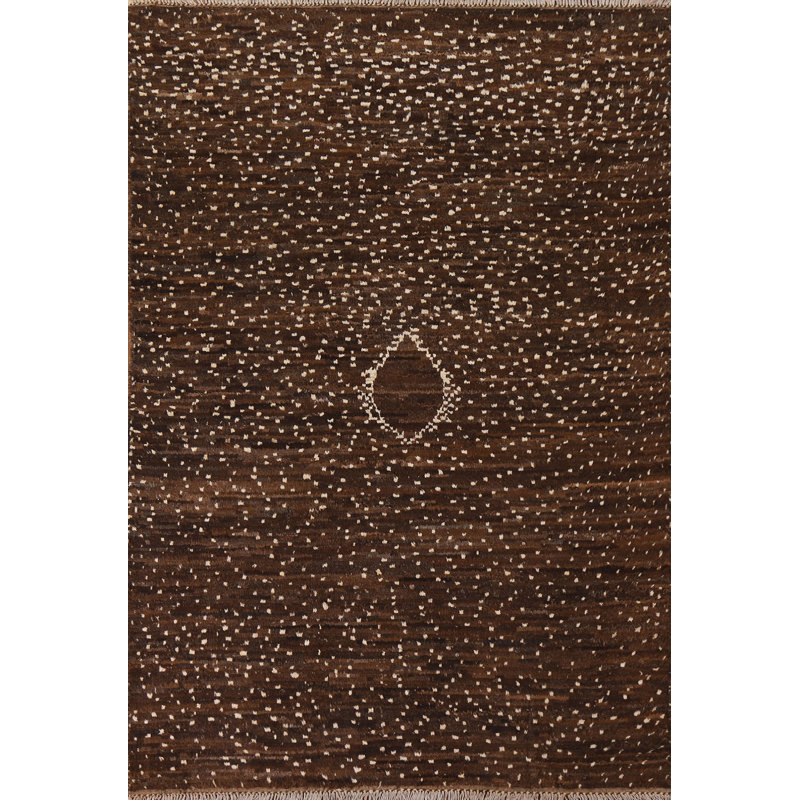 Tapis marocain brun foncé 6 x 8
