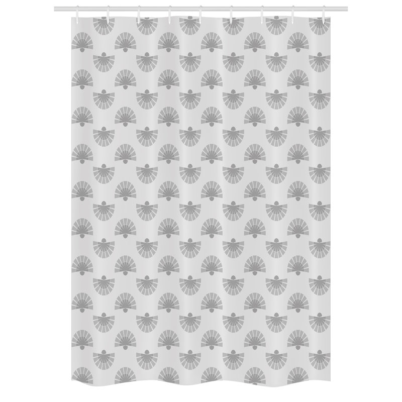 Shower Curtain with Hooks Included, 78" H x 54" W