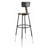 Backed Adjustable Backrest Adjustable Height Ergonomic Industrial Stool with Footrest-372668430