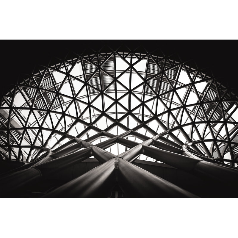 Black And Gray 2 - Wrapped Canvas Art Prints, 30cm H x 46cm W x 3.8cm D