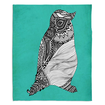  Jeté tribal pingouin