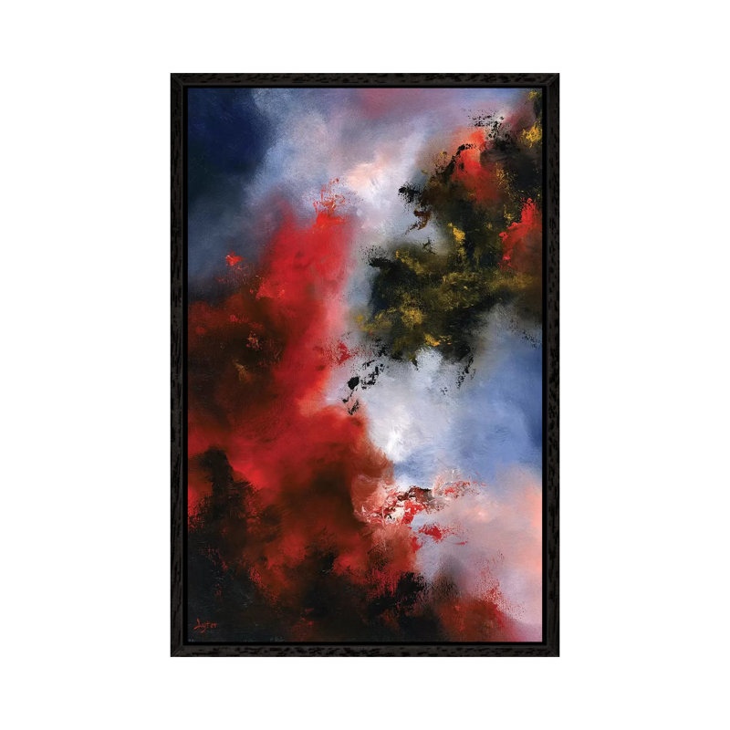 Mystify by Christopher Lyter - Painting on Canvas, 66.04cm H x 20.32cm W x  3.81cm D, Black Framed Canvas