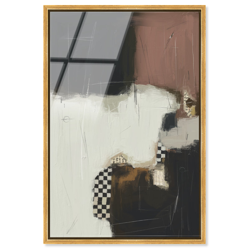 Longing II Print by Oliver Gal, 17"H x 25"W, Gold Floater Frame