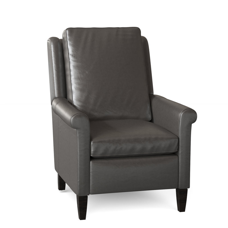 Timber Recliner, Anilina Cacao Genuine Leather, Cobblestone, Power