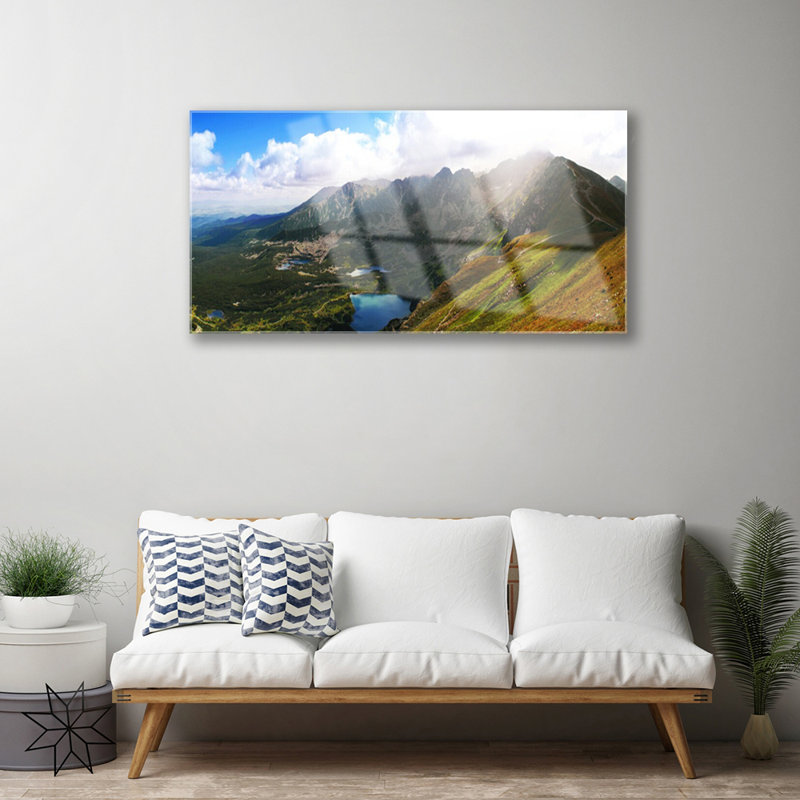 Mountain Meadow - Unframed Photograph on Glass